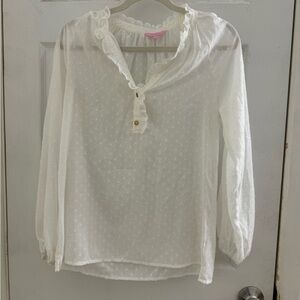 Lily Pulitzer long sleeve blouse